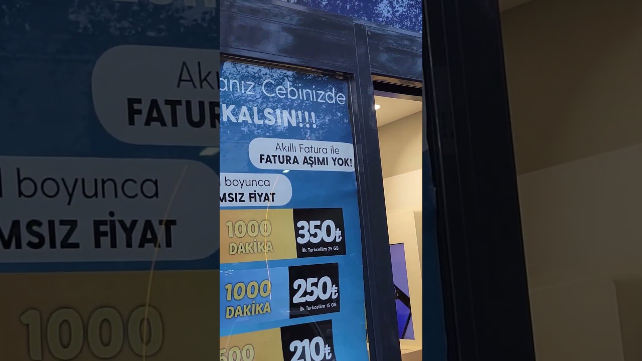 Цены прошлого года на сим-карты Turkcell в Rize