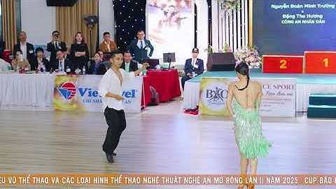 PHẦN THI SOLO SAMBA CỦA PHAN HIỂN & THU HƯƠNG TẠI GIẢI KVTT NGHỆ AN MỞ RỘNG LẦN II NĂM 2025