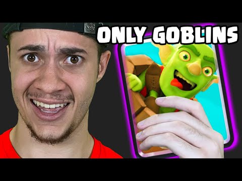 Can You Beat Clash Royale With ONLY Goblins?