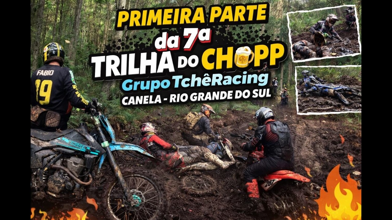 PRIMEIRA PARTE da 7ª Trilha do Chopp 🍻🔥 Canela, Rio Grande do Sul | Só as Máquinas na Lama