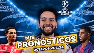PRONÓSTICOS UEFA CHAMPIONS LEAGUE ⚽️🏆 | OCTAVOS DE FINAL | APUESTAS DEPORTIVAS | FUTBOL EUROPEO