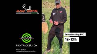 Scheel's shooting Bad Boys FOC arrow sleeve by Pro-Tracker Archery