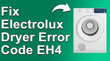 Electrolux Dryer Error Code EH4 (Voltage Issue - What Causes It And Simple Solution To Fix It)