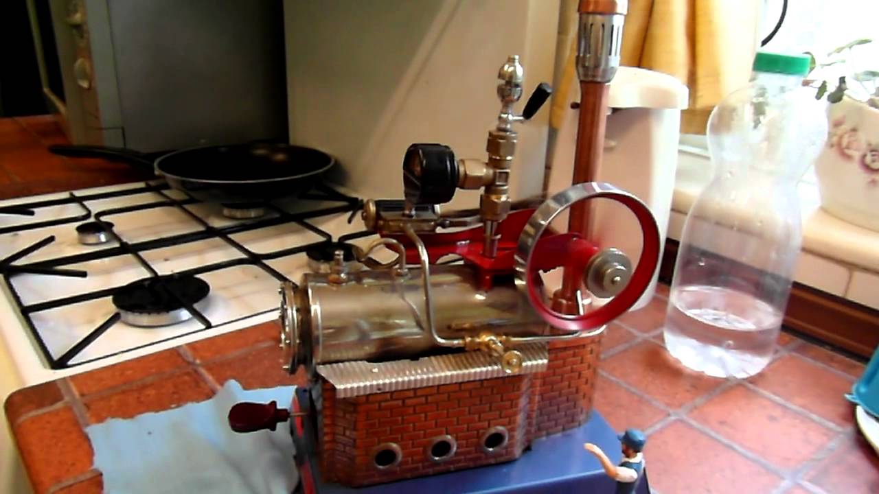 Wilesco D14 with pressure gauge mod