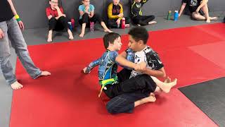 Heiho Dojo Kids Tournament Summer 2025 Jeffrey M vs Arayis I