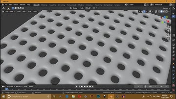 Blender 2.81 - iron grid modeling || architecture materials || # 1