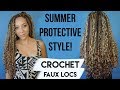 Crochet Faux Locs! Summer Protective Style! | BiancaReneeToday