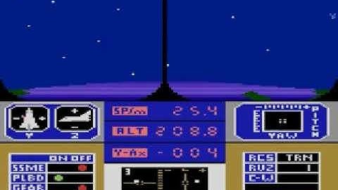 Space Shuttle A Journey Into Space - Atari 5200 - Gameplay 🎮