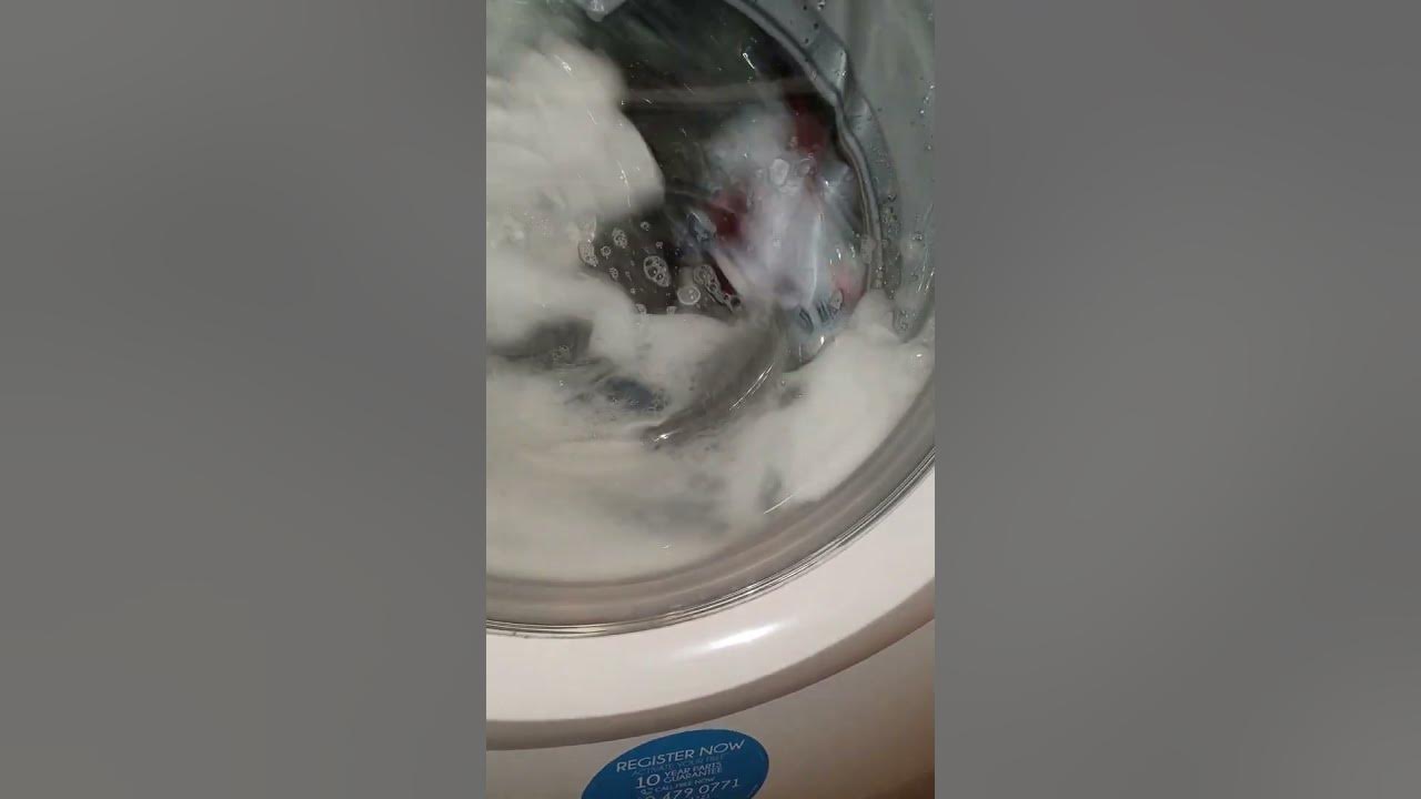 Washing Machine Full load 30 degrees overfill Rinse YouTube