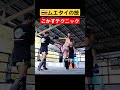 実戦で使えるムエタイのテクニック🇹🇭