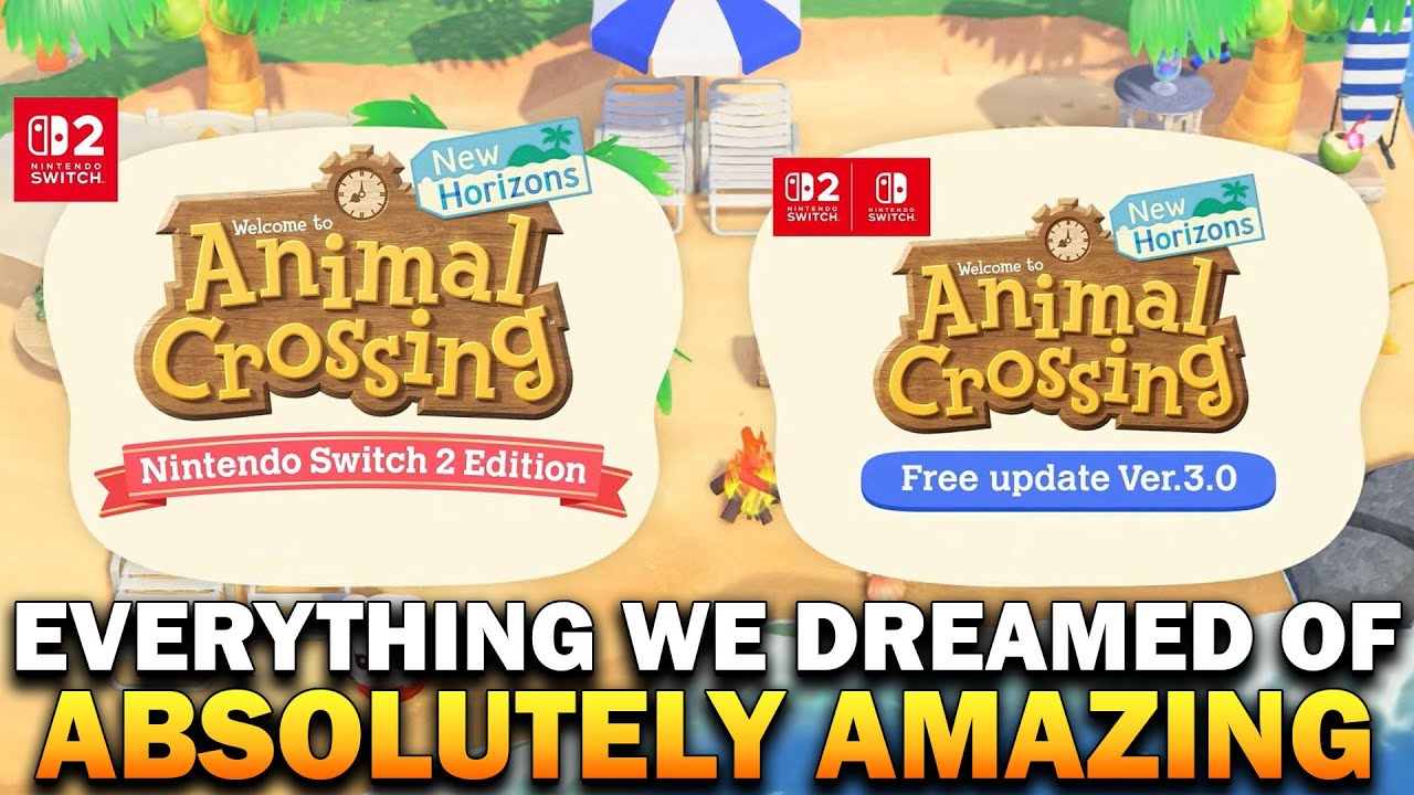 Nintendo только что анонсировала огромное обновление Animal Crossing!