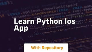 learn python ios app