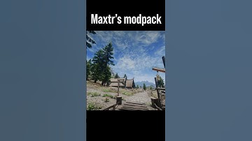 Skyrim vanilla vs Skyrim ultimate modded 722 mods Maxtr