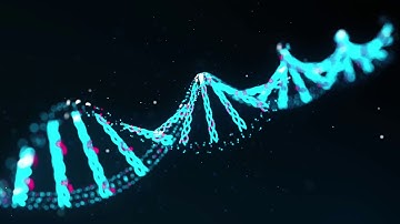 Double Helix DNA Motion Background ⁂  Abstract Video