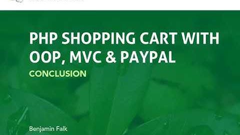 php cart oop mvc 43