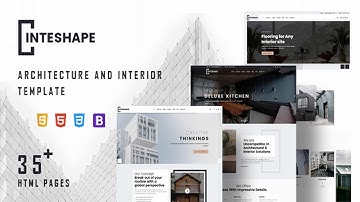 Inteshape - Architecture and Interior Template | Themeforest Website Templates and Themes