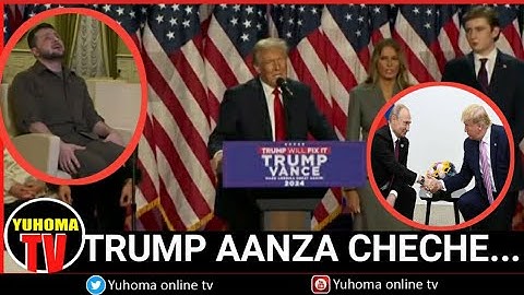 KIMENUKA! TRUMP SHINDA URAIS, ATOA HOTUBA YAKE YA KWANZA, ZELENZSKY ATAJUTA, AAHIDI KULETA MAPINDUZI