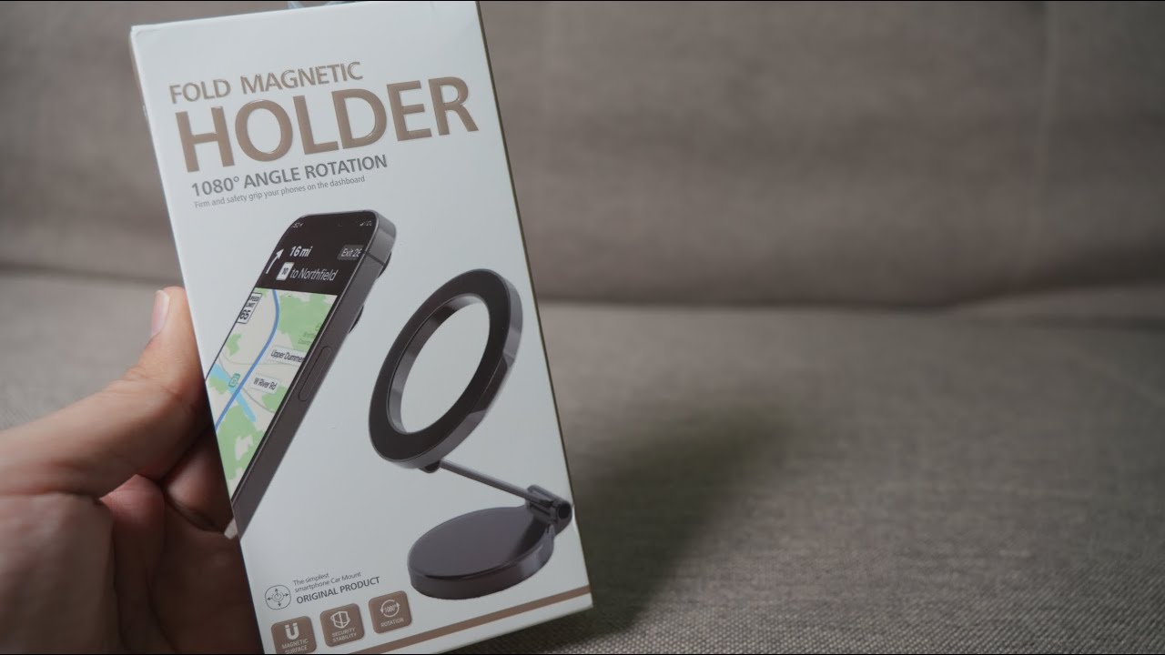 Fold Magnetic Car Holder - YouTube