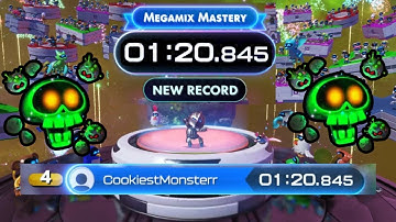 1:20.845 Top 5 Megamix Mastery Astro Bot Free DLC Speedrun With Input