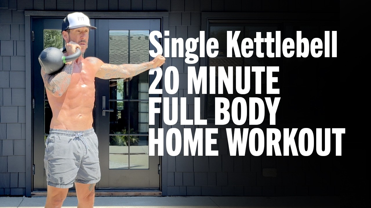 One Kettlebell, Full Body Results | 20 Minute Workout #homeworkout #