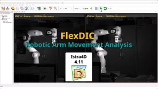 Robotic arm movement analysis in Istra4D V4.11 screenshot 5