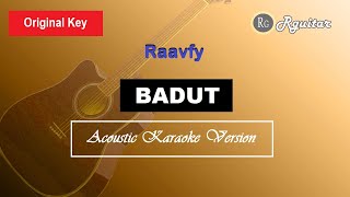 Badut - Raavfy ( Acoustic Karaoke Cover ) Original Key Version