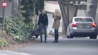 2020 03 20 Amber Heard and Bianca Butti embrace during dog walk