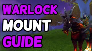 WoW Classic Warlock Dreadsteed Mount Guide - TBC Blood elf included