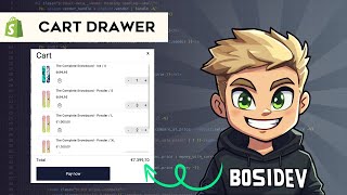 [LIVE SHOPIFY DEVELOPMENT] Ajax Cart Drawer (1) | Coding a shopify theme from scratch!