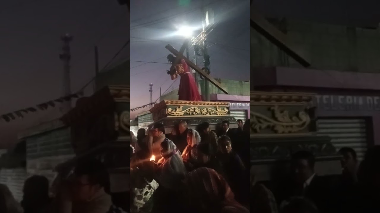 Primer víacrucis en san martín jilotepeque marcha funebre dolor consuelo y alegría 