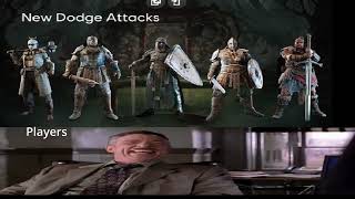 New dodge attack for honor:  aha :