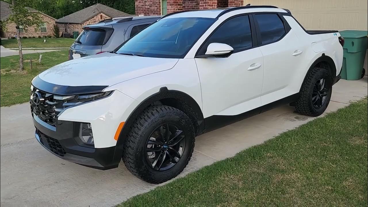 Truxx lift for 2022 hyundai santa cruz on 265/60r18 mickey thompson