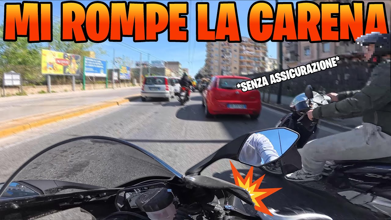 YAMAHA R1M TI TAMPONANO E SONO SENZA ASSICURAZIONE🤬 COSA VUOL DIRE GUIDARE A NAPOLI EP 64