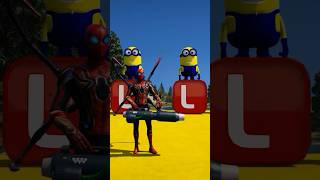 GTA 5 🕷️ Iron Spider-Man vs 100 Colored Minions 🌈😂 Epic Battle