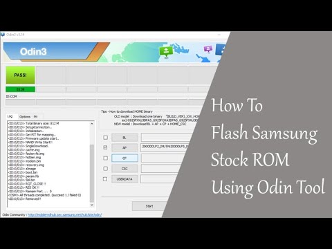 How To Flash Samsung Stock ROM Using Odin Tool