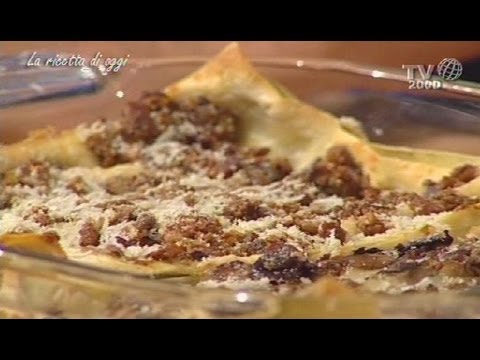 Quel che passa il convento - Lasagne al pesto di pistacchio
