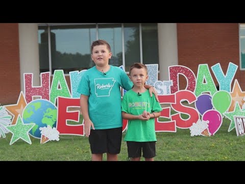 First day of school at Don Roberts Elementary School