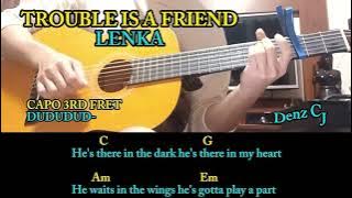 Trouble Is A Friend - Lenka - Easy And Learn Guitar Chords Tutorial With Lyrics @Denzcj19993