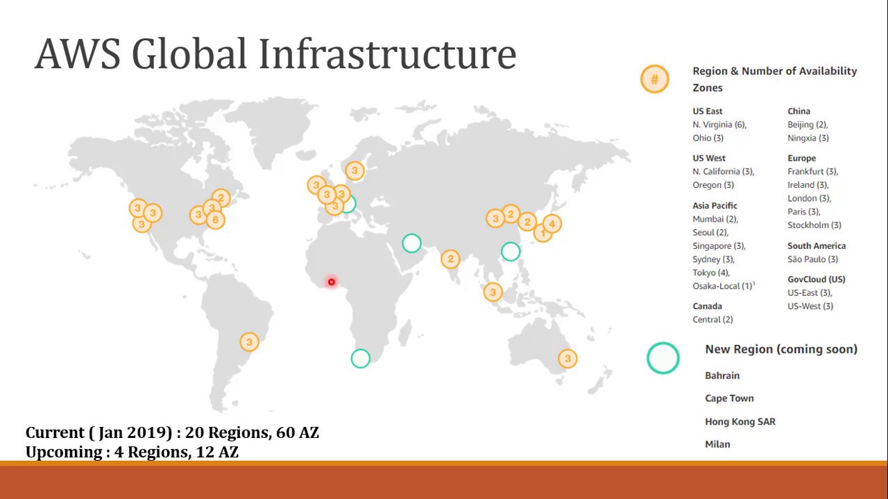 Aws Regions Map