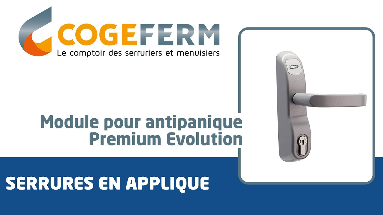 Serrure Anti-panique 2 Points VACHETTE 6820 BM Premium - Neuf