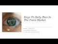 ICT Forex Lesson - Keys To Daily Bias In The Forex Market
