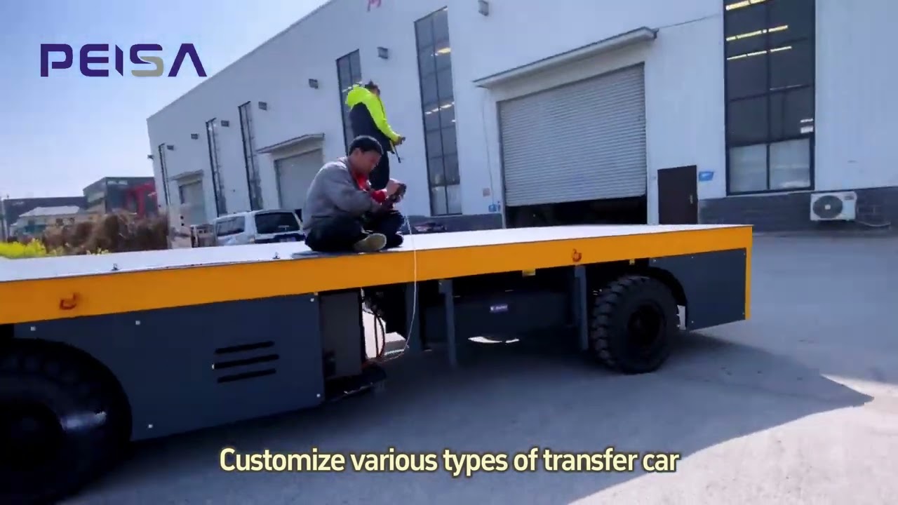 Load 25 ton transfer cart with remote control