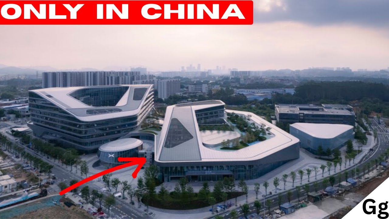 Футуристический мегапроект завода по производству электромобилей в Китае!!!