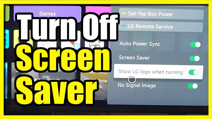 How to Turn Off the Screen Saver on LG TV (Easy Tutorial)