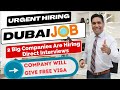 How To Apply For Jobs In Dubai On Visit Visa | Dubai Jobs Seeker Full Details