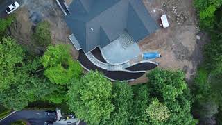 LaBarre Construction and Outdoor Garden Supply Rosetta Wall Stone drone video