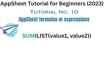 Appsheet formulas, how to use formulas to change or automatically calculate a value