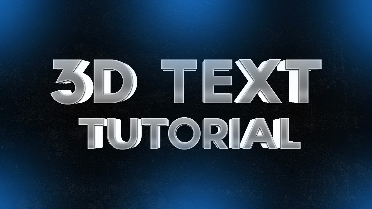 3D TEXT IN PHOTOSHOP TUTORIAL (FREE LAYERSTYLE PACK) - YouTube