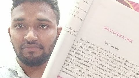Once Upon A Time By Toni Morrison | Class 10th BSEB | Read