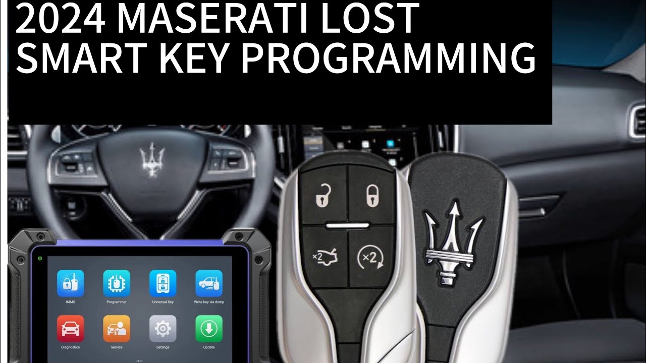 2024 Maserati Quattroporte All Keys Lost | Smart Key Programming with Autel IM608 Pro2